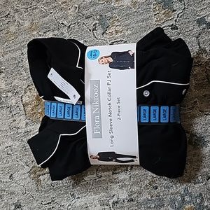 Flora Nikrooz Long Sleeve Notch Collar PJ Ser